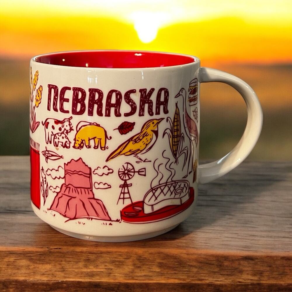 Starbucks NEBRASKA Been There Series BTS Across The Globe Collection EUC